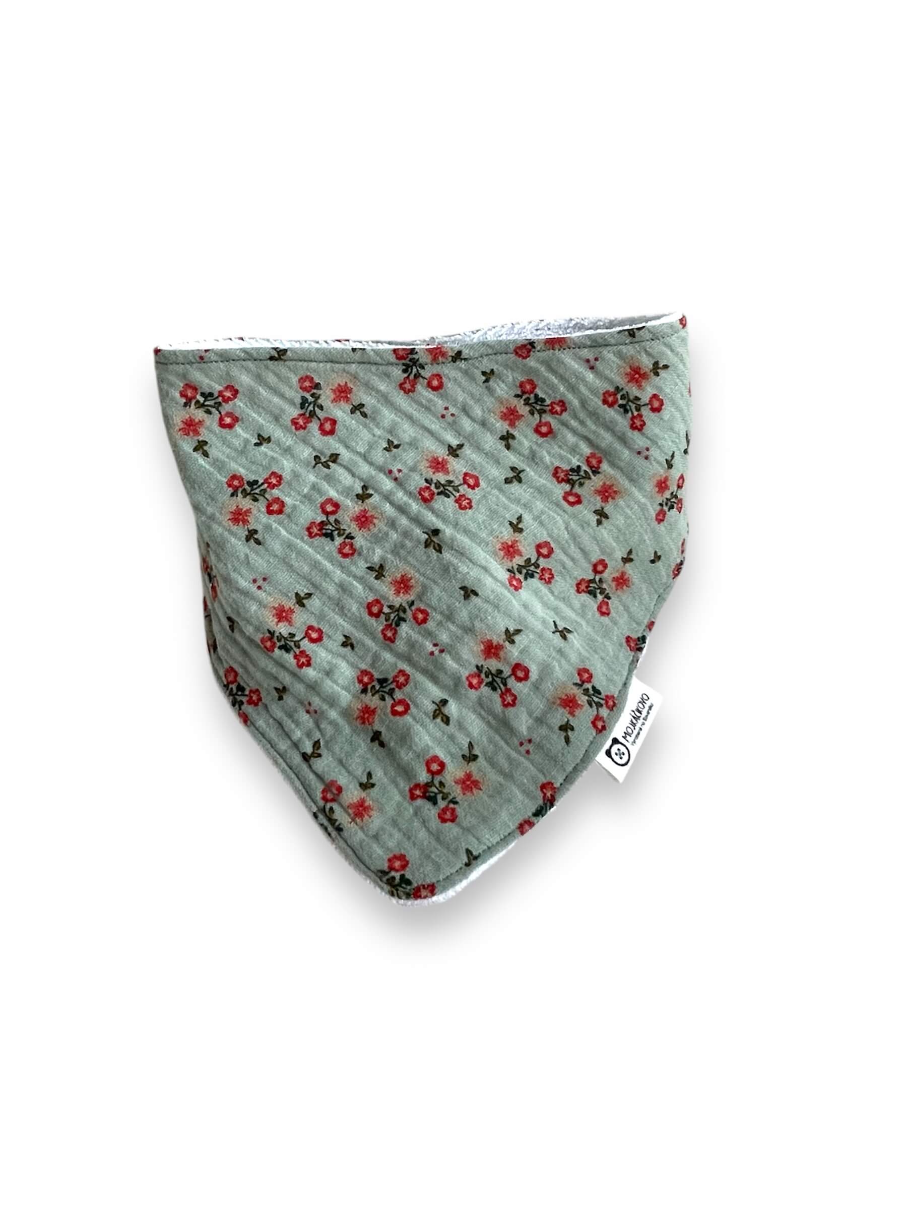 Slintáčik - mušelín - drobné kvietky